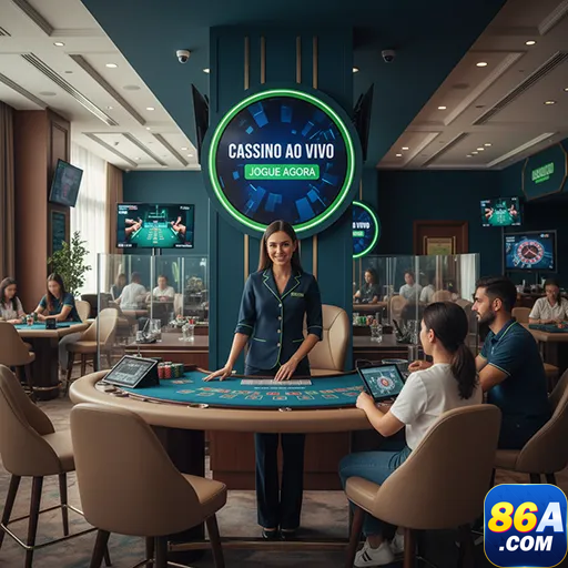 Experimente a Emoção do Casino ao Vivo no 86a.com